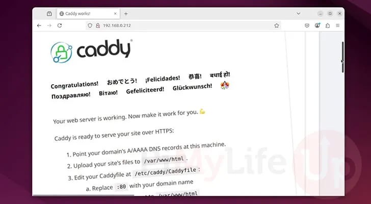 Попробовал модный веб-сервер Caddy вместо Nginx